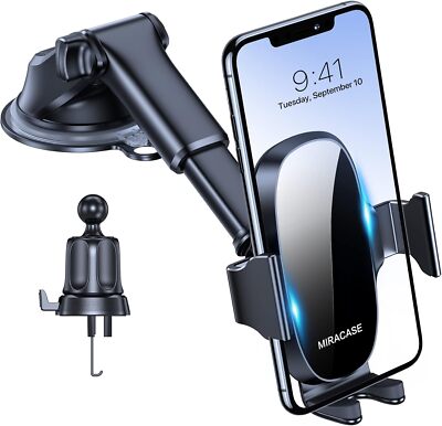 Miracase [4-IN-1] Handyhalterung Auto, Universal Auto Handyhalterung für das