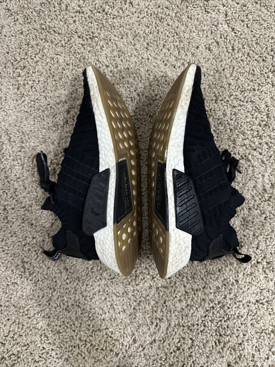 Size 10 - Adidas NMD_R2 Primeknit Japan Black Gum for sale online