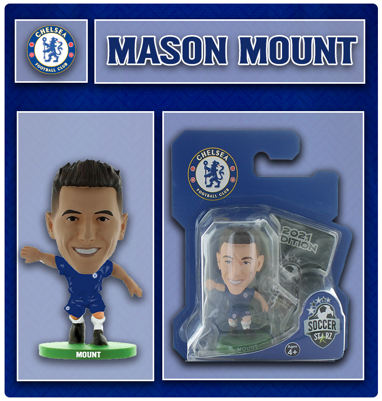 Mason Mount Chelsea FC Mini SoccerStarz Figure 2 Inches Officially