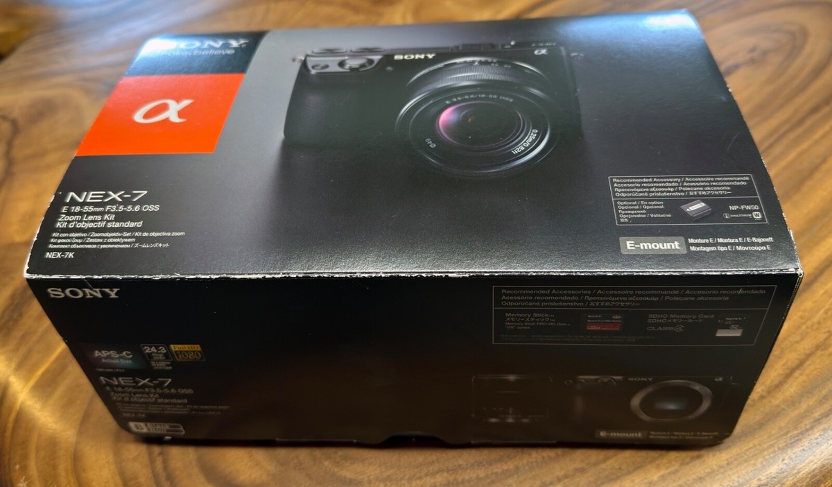 Sony NEX-7 24.3 MP Camera **TWO Lenses** 18-55mm PLUS 16mm @ F/2.8