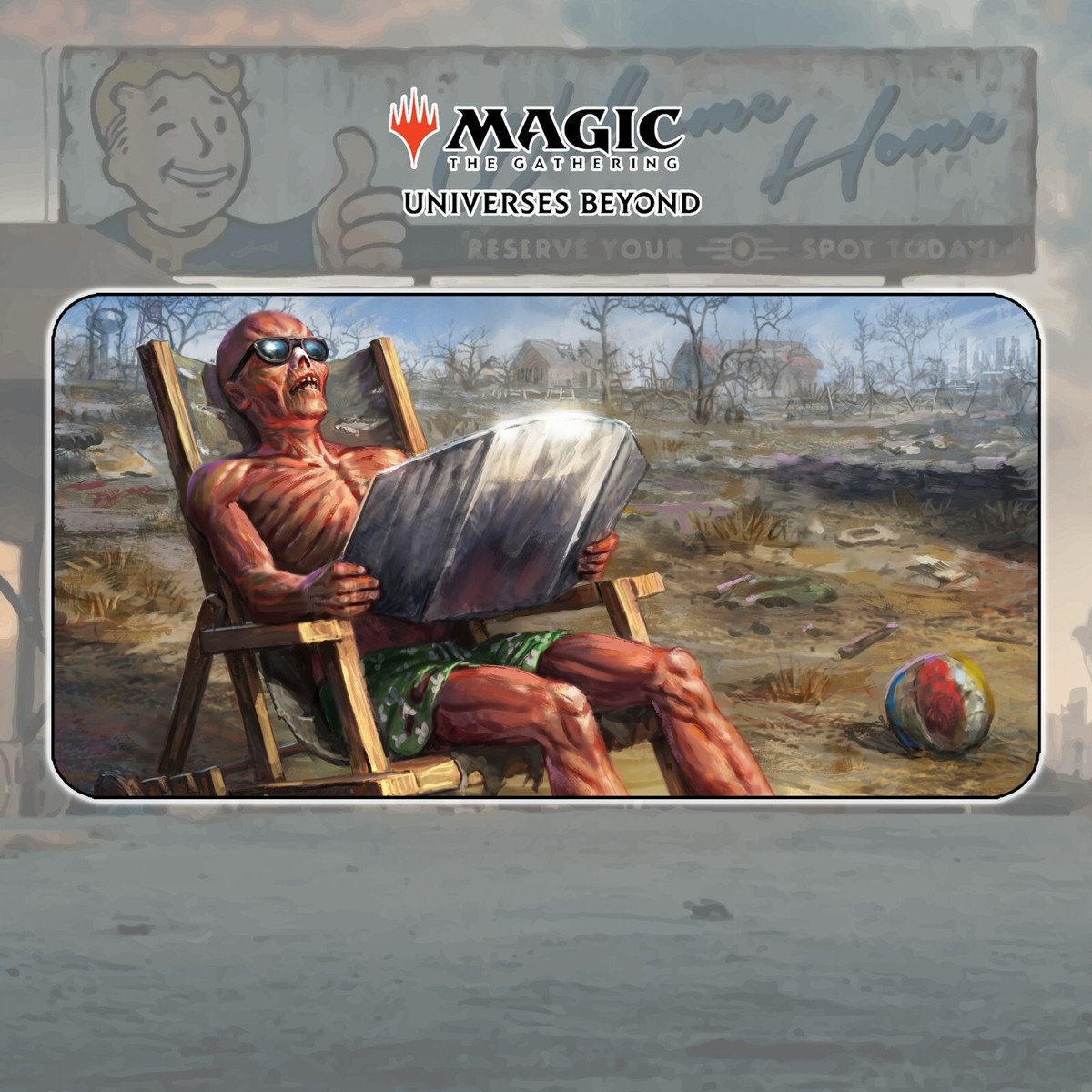Playmat MTG Magic The Gathering x Fallout - Harmonize | eBay