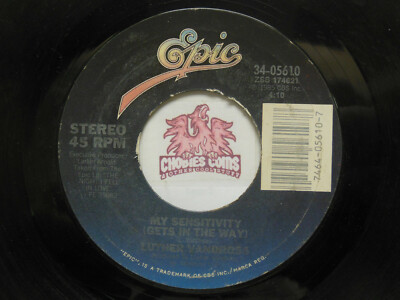 Luther Vandross: Wait For Love / My Sensitivity, 45 RPM G+ (X1)