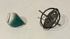 2 DIF Toys Vintage Duncan Beginners Spin Top Metal Gyroscope Spinning Toy LOOK