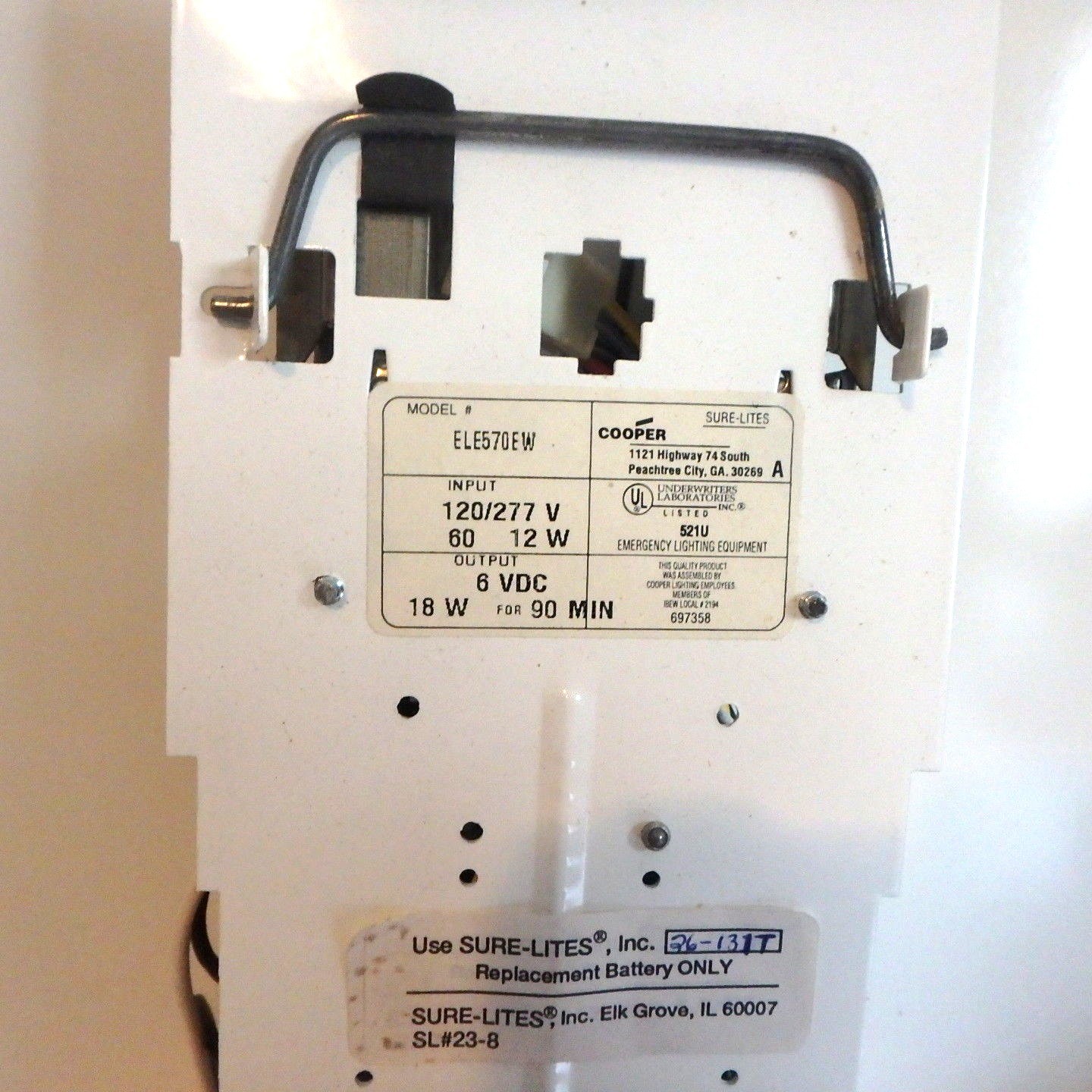 Sure-Lites Emergency Light 120 / 277V, 6VDC, Circuit Board Assembly # ...