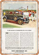 Metal Sign - 1931 Chevy Deluxe Five Passenger Coupe Vintage Ad