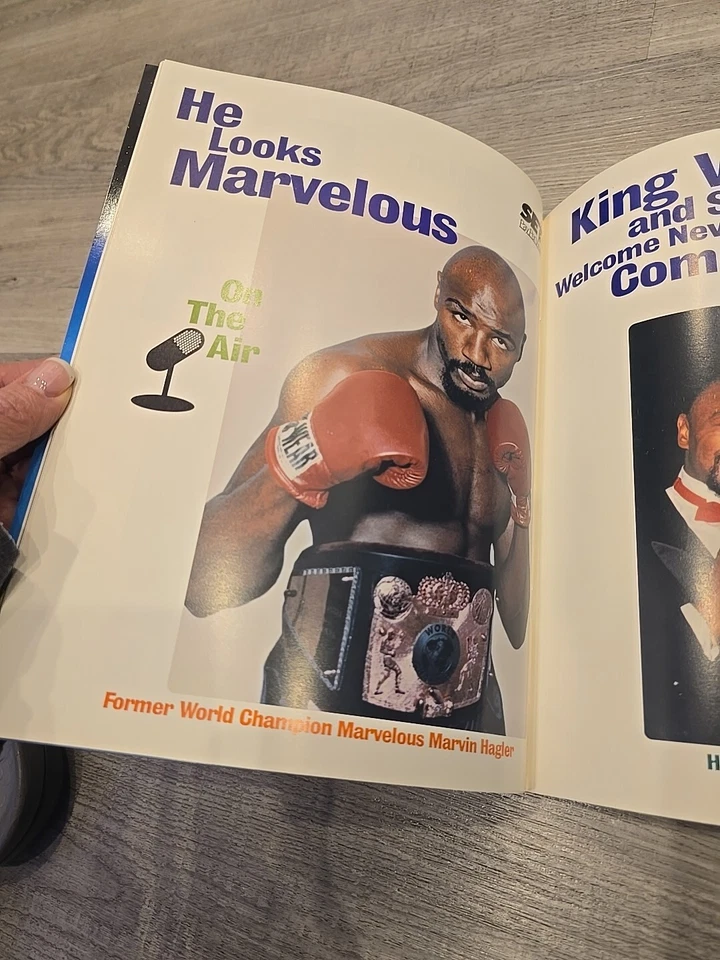 1995 Holmes McCall Mike Tyson Boxing Don King Julio Caesars Vegas Chavez Program - Image 4 of 4