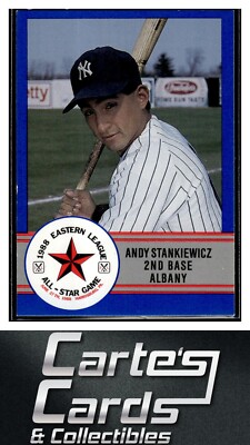 Andy Stankiewicz 1988 ProCards Eastern League All-Stars #E-5 Yankees