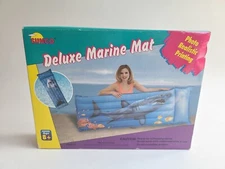 Vintage NEW SUNCO Deluxe Marine Mat Pool Float Shark Photo Realistic Printing