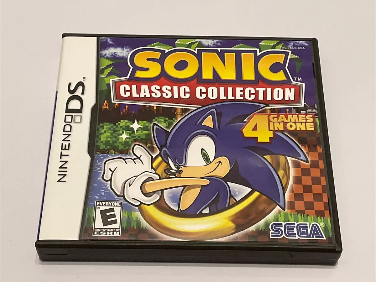 Sonic Classic Collection (Nintendo DS, 2010) Complete with Manual Tested &  Works 10086670356