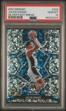 2021 Mosaic Silver Fast Break Jalen Suggs RC #209 PSA 10