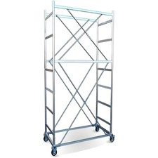 Trabattello Ponteggio Edilizia in Acciaio 2,9 metri con Parapetto