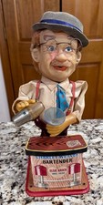 Vintage Charlie Weaver Named Battery Operated Bartender 12  Not Tested