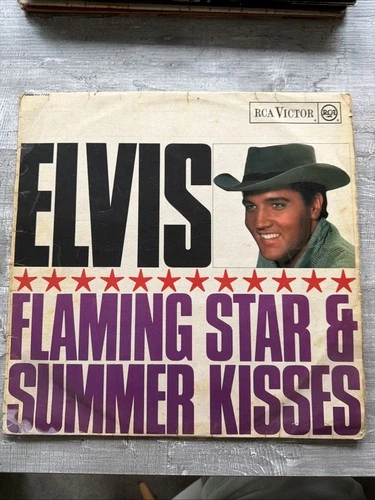 Elvis Presley Flaming Star & Summer Kisses  1965 Uk Rca Vinyl Lp Rd 7723