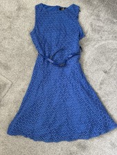 Wallis Cornflower Blue Dress - Size 10 Worn Once Excellent Condition