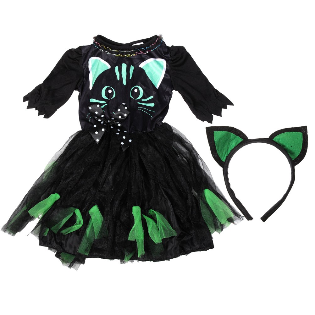 Disfraz de Gato para Niños Disfraces Infantiles Niños Halloween Niñas