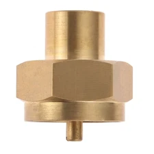 Heavy-duty Brass 1LB Propane Gas Bottle Refill Adapter 1/4" NPT Grill Fittings