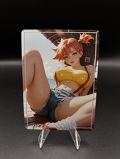 Misty Pokemon Waifu Card TCG Full Art Waifu L...