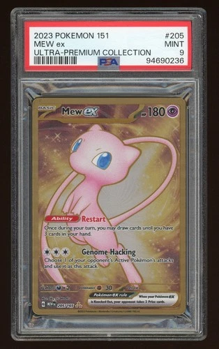 2023 Pokemon 151 Mew EX Ultra Premium Collection GOLD #205 PSA 9 MINT