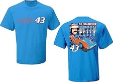 Richard Petty #43 Nascar 2023 The King 7x Champ Adult 2 Sided T-shirt 