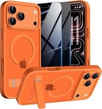 Magnetic Case for iPhone 17 Pro Max with Privacy Screen Protector 2X, Clear