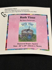Diamond Art Club Kit Bath Time Painting By Gary Patterson 22x29" Discontinued