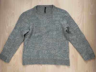 TRANSIT UOMO Pullover Gr. M Grau Avantgarde Hannes Roether thom/ krom