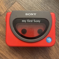 Vintage My First Sony Walkman Portable Cassette Player Model Wm