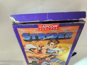 Strider (Nintendo NES, 1989) Complete Cib Box, Manual Registration Collectors