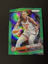 2025 Panini Prizm WNBA - Tina Charles #3 Green Prizm