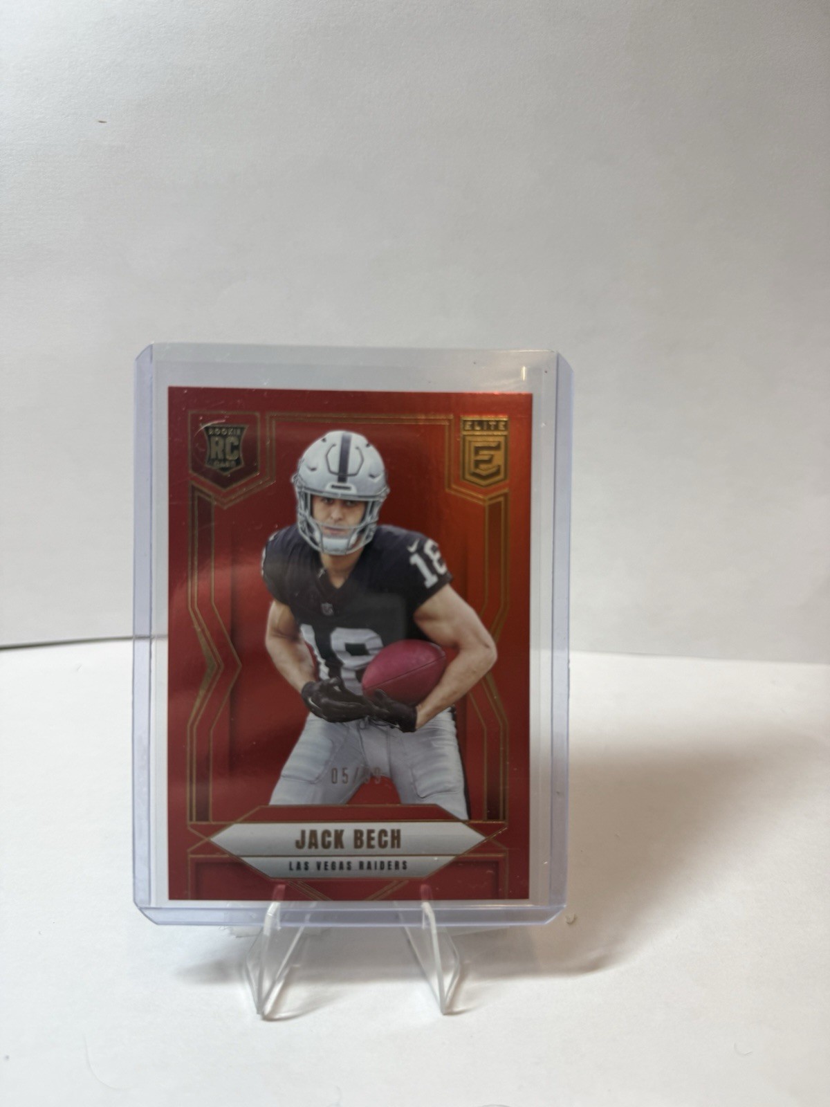 2025 Panini Donruss Elite - Rookies Jack Bech #177 Red /99 (RC)