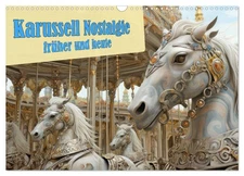 Carousel nostalgia past and present, US-Version  (Wall Calendar 2026 DIN A3 Land