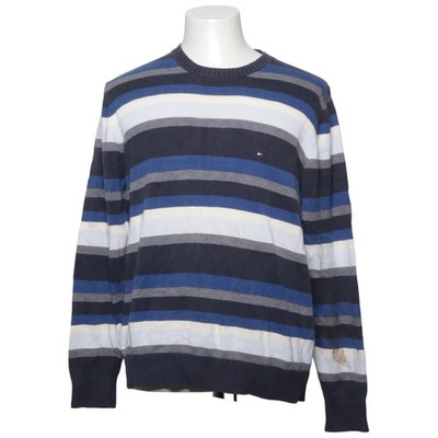Tommy Hilfiger, Strickpullover, Größe: S, Blau/Grau/Weiß #o4U
