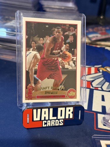 LeBron James [Gold] #221 card from 2003 Topps