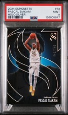PASCAL SIAKAM /149 HOLO SILVER #53 INDIANA PACERS 2024-25 SILHOUETTE PSA 9 MINT