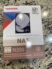 Toshiba N300 12 TB Hard Drive 3.5" Inch Hard Disk Drive  