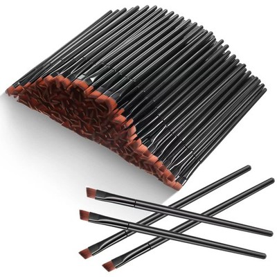 200 Pieces Disposable Angled Eyebrow Brushes Bulk Brow Tint Brushes Eye Makeu...