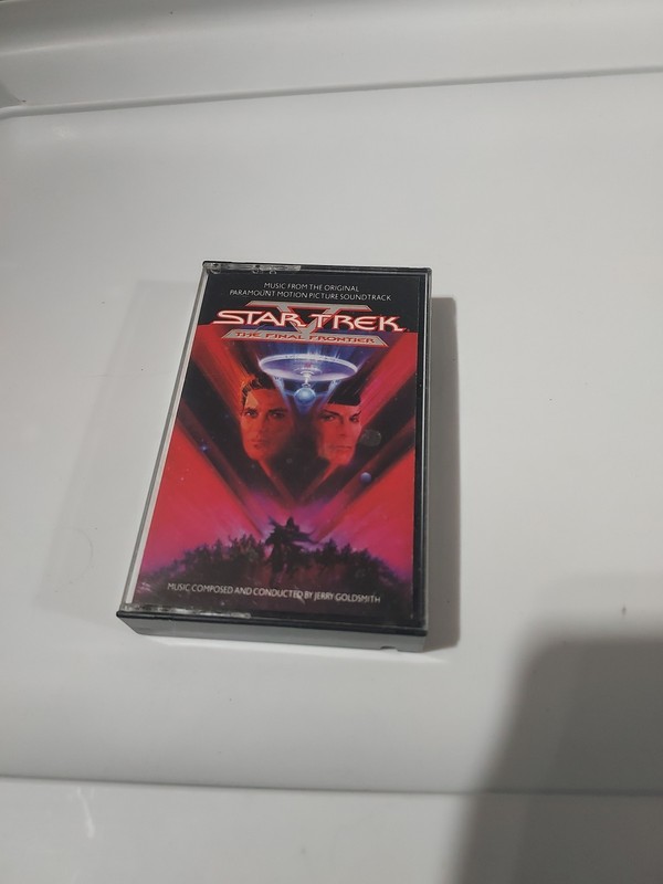 Star Trek V CASSETTE TAPE soundtrack JERRY GOLDSMITH score 1989
