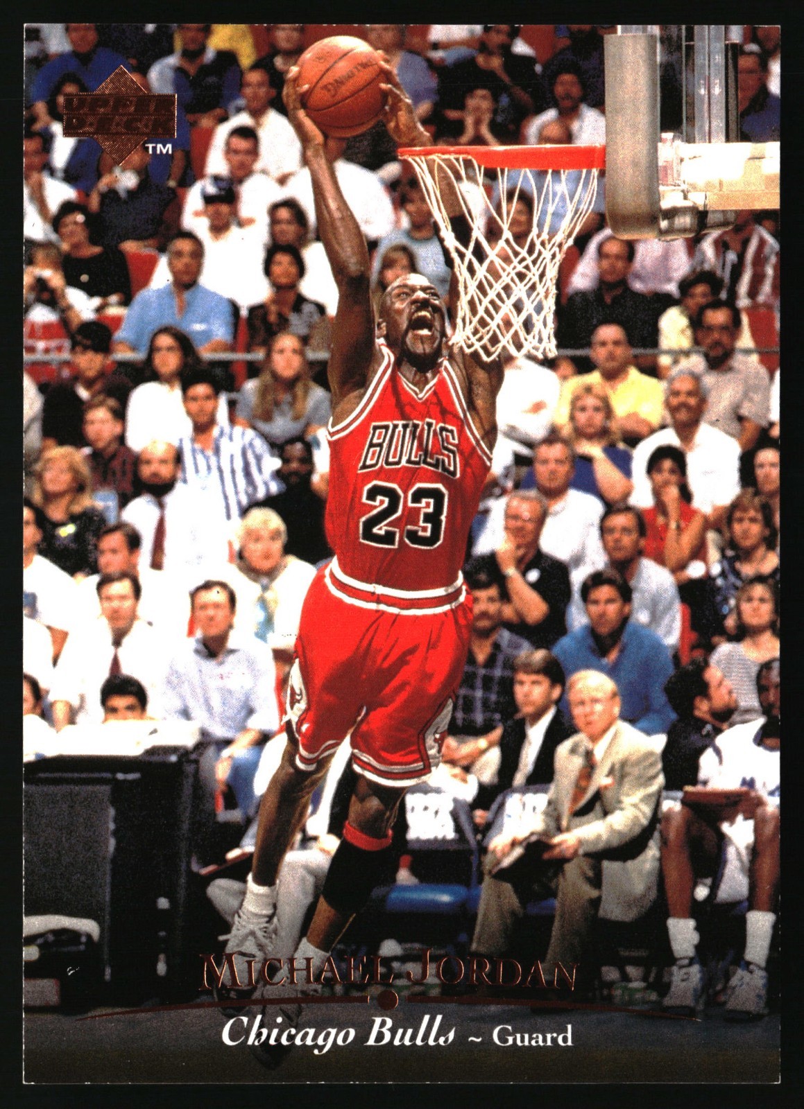 1995-96 Upper Deck - Michael Jordan #23 Bulls on Front