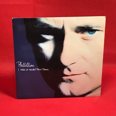 PHIL COLLINS I Wish It Would Rain Down 1990 UK 7'' vinyl single 45 record B