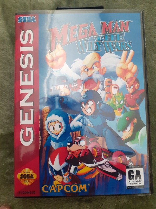 Sega mega drive mega man the willy wars pal