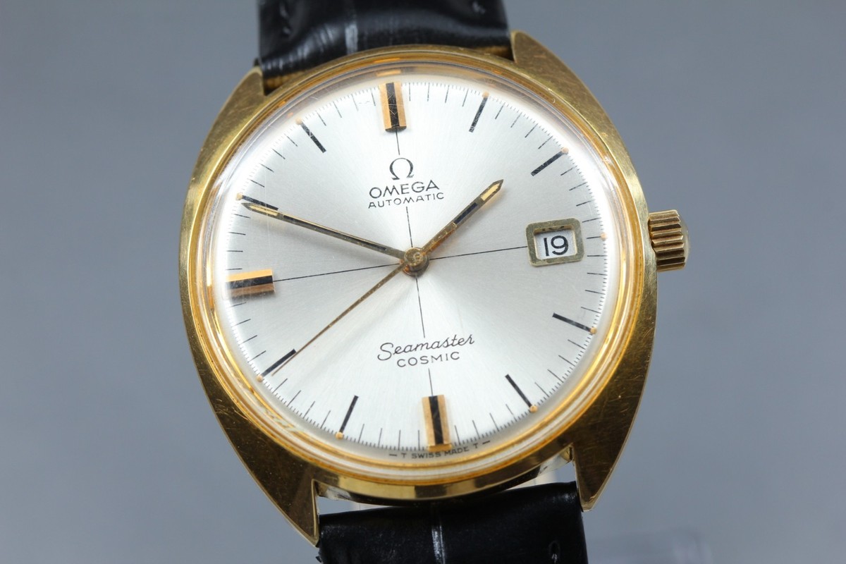 OMEGA Seamaster ゴールド文字盤 腕時計　電池4/11交換済み 22010412103001-a.jpg
