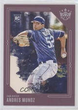 2020 Panini Diamond Kings SP Plum Frame Andres Munoz #169 Rookie RC 1b8