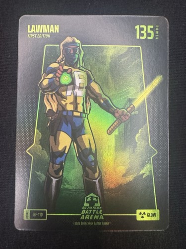 Bo Jackson Battle Arena LAWMAN TREVOR LAWRENCE Glow Battlefoil #BF110