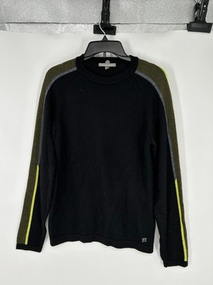 Smartwool Sweater Mens Small Black Merino Wool Crewneck Pullover Long Sleeve