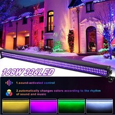 168W RGB Light Bar Wall Wash Effect Stage Lighting 336LED DMX DJ Disco Party US