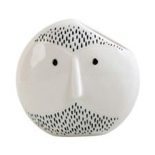 Fioriera in Ceramica con Volto Umano per Centrotavola Da Caffetteria