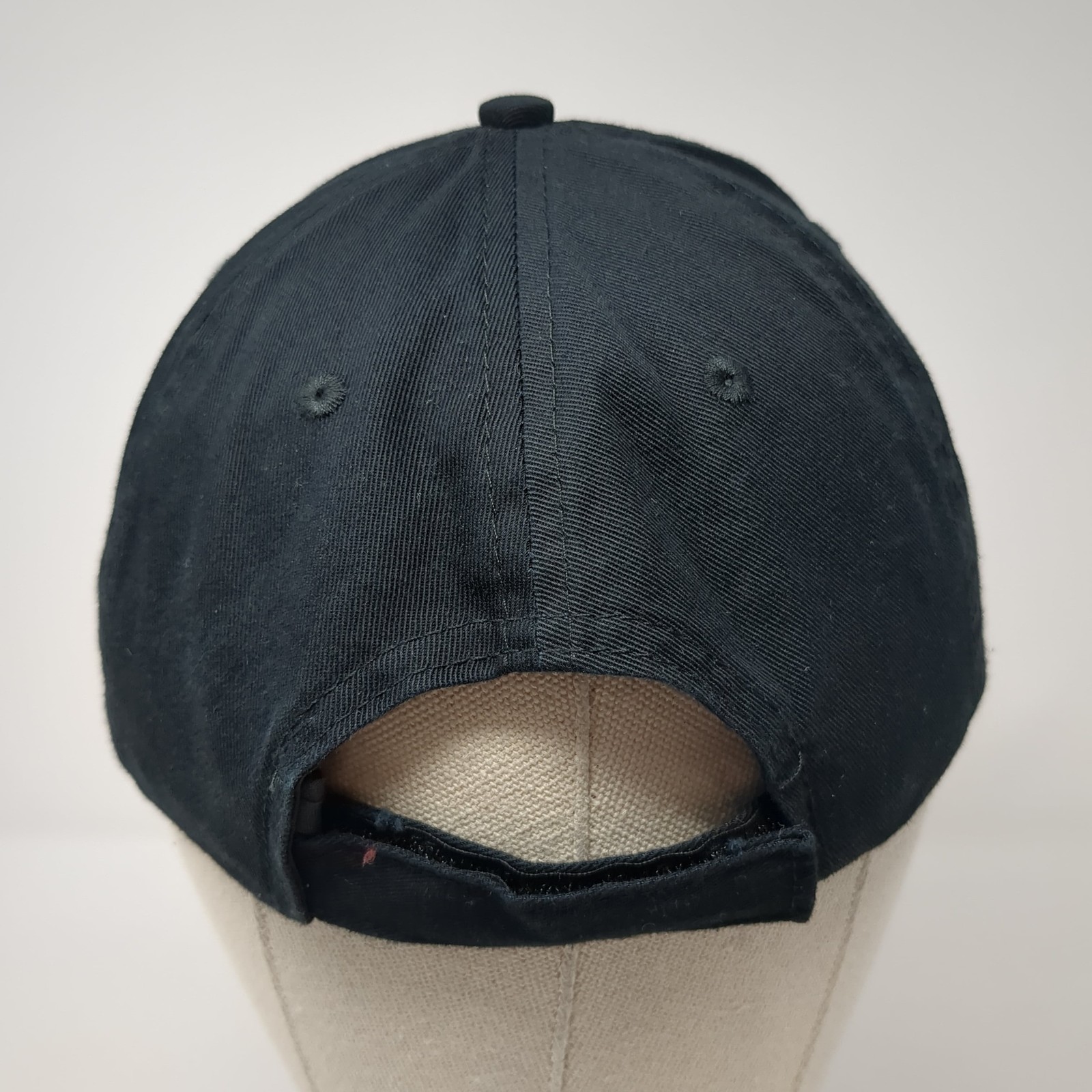 Boise Strapback Hat Solid Black One Size Embroide… - image 6