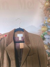 Vintage Checkered Jaclyn Smith Women s Blazer Size 12