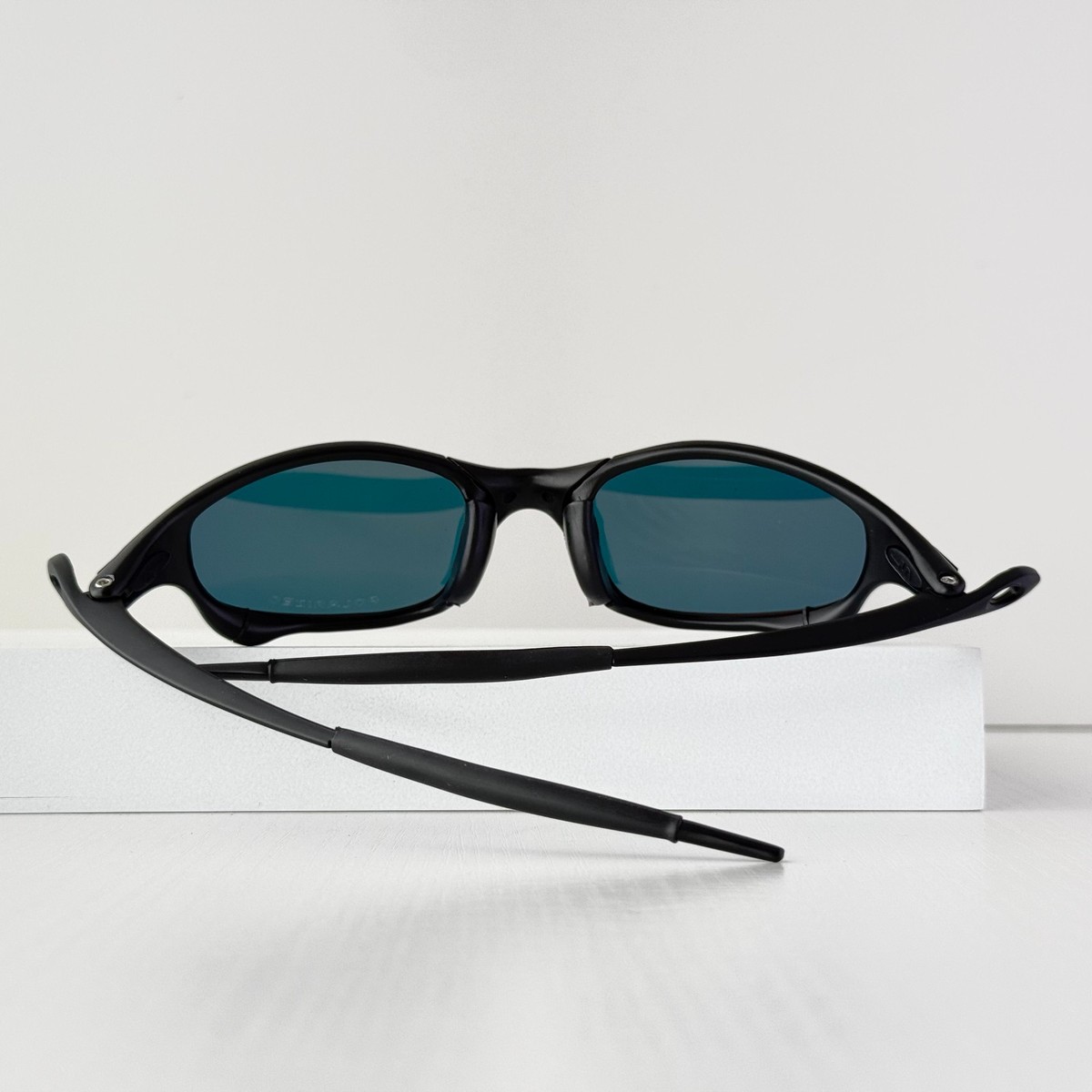 Oakley Juliet 1.0 X-Metal Sunglasses Black Frame Fire Iridium Lens