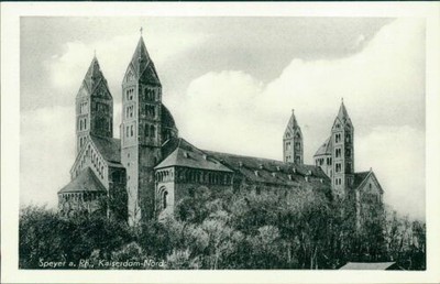 Ansichtskarte Speyer a. Rh. Kaiserdom Nord (Nr.9131)